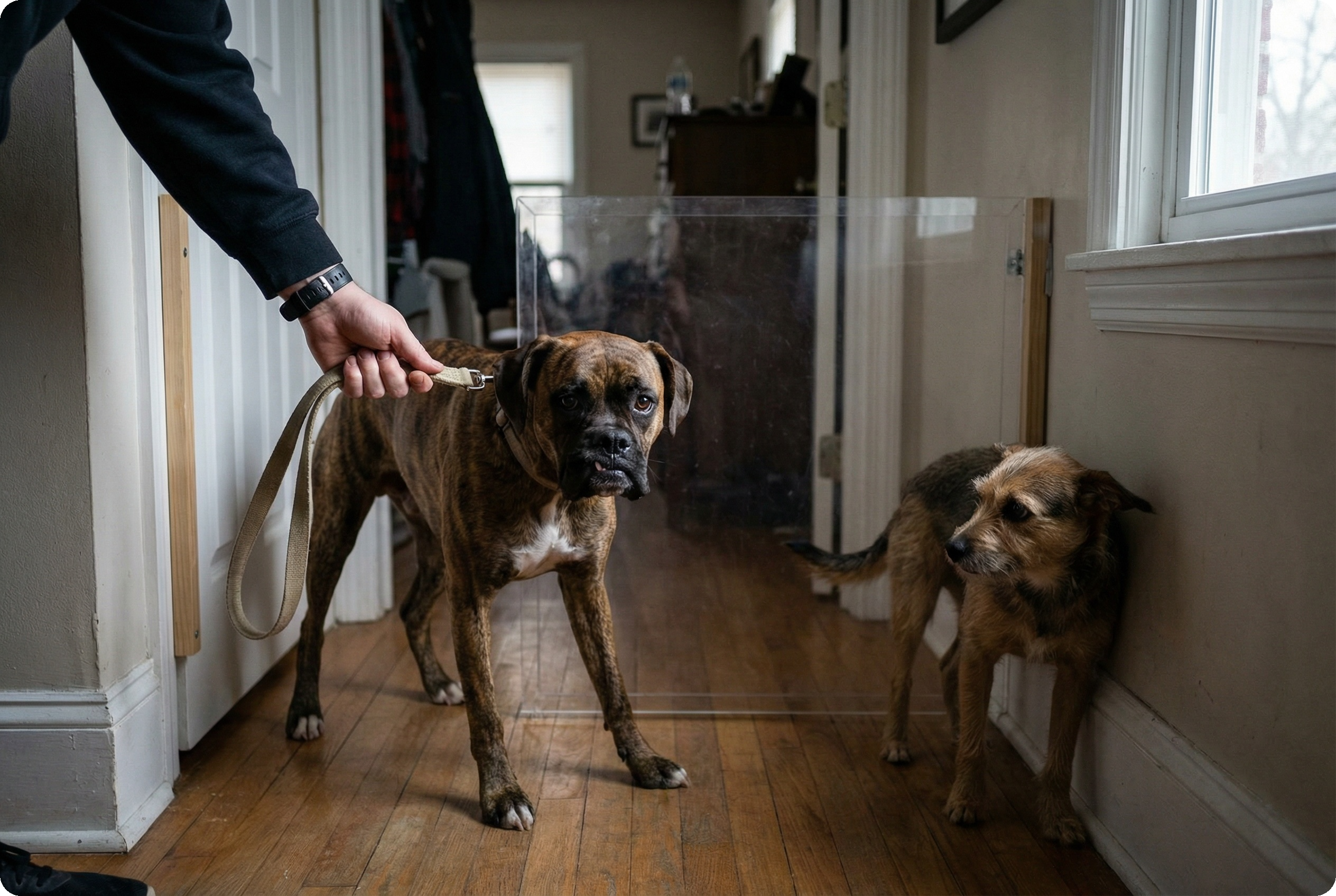 how to introduce dogs when one is aggressive