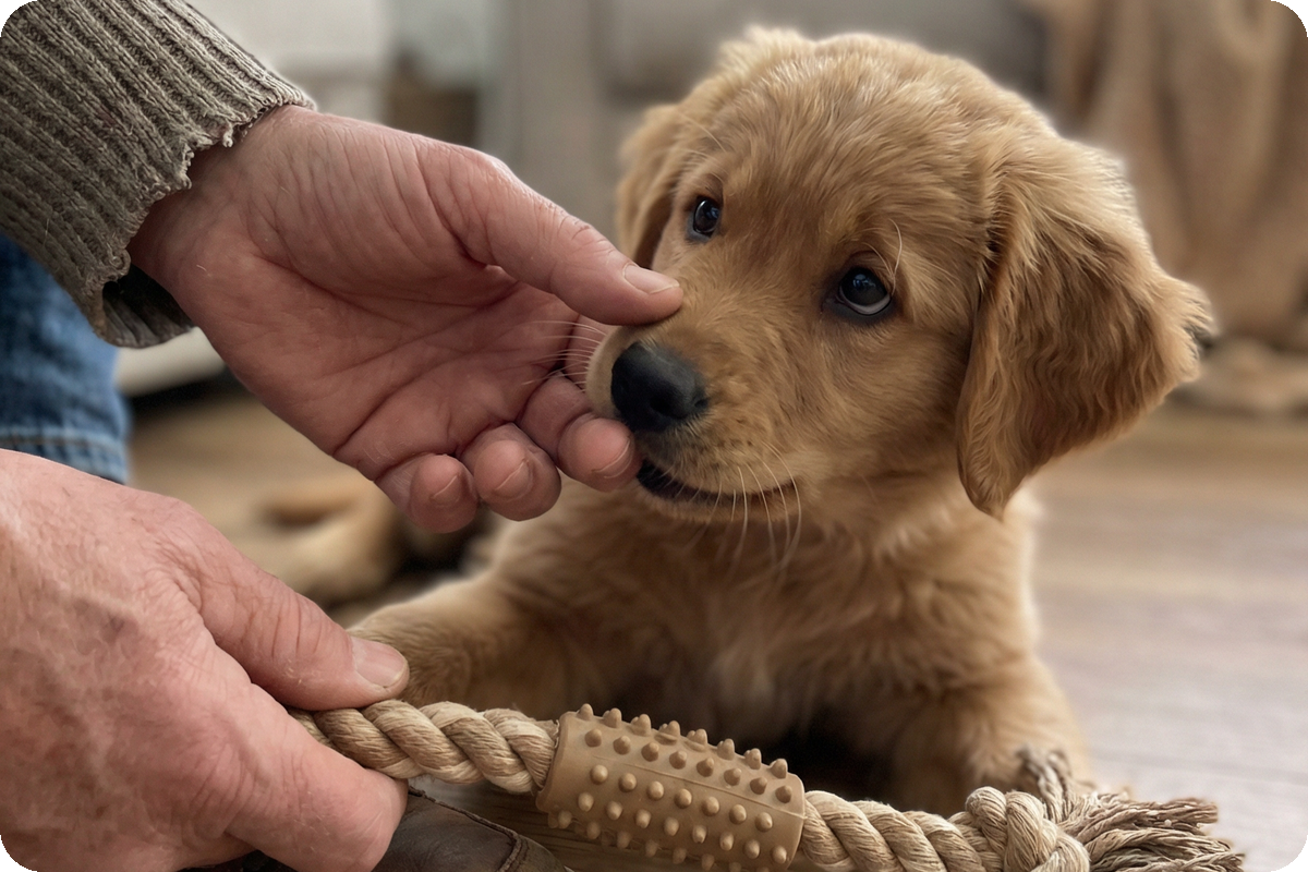 how do you get your puppy to stop biting