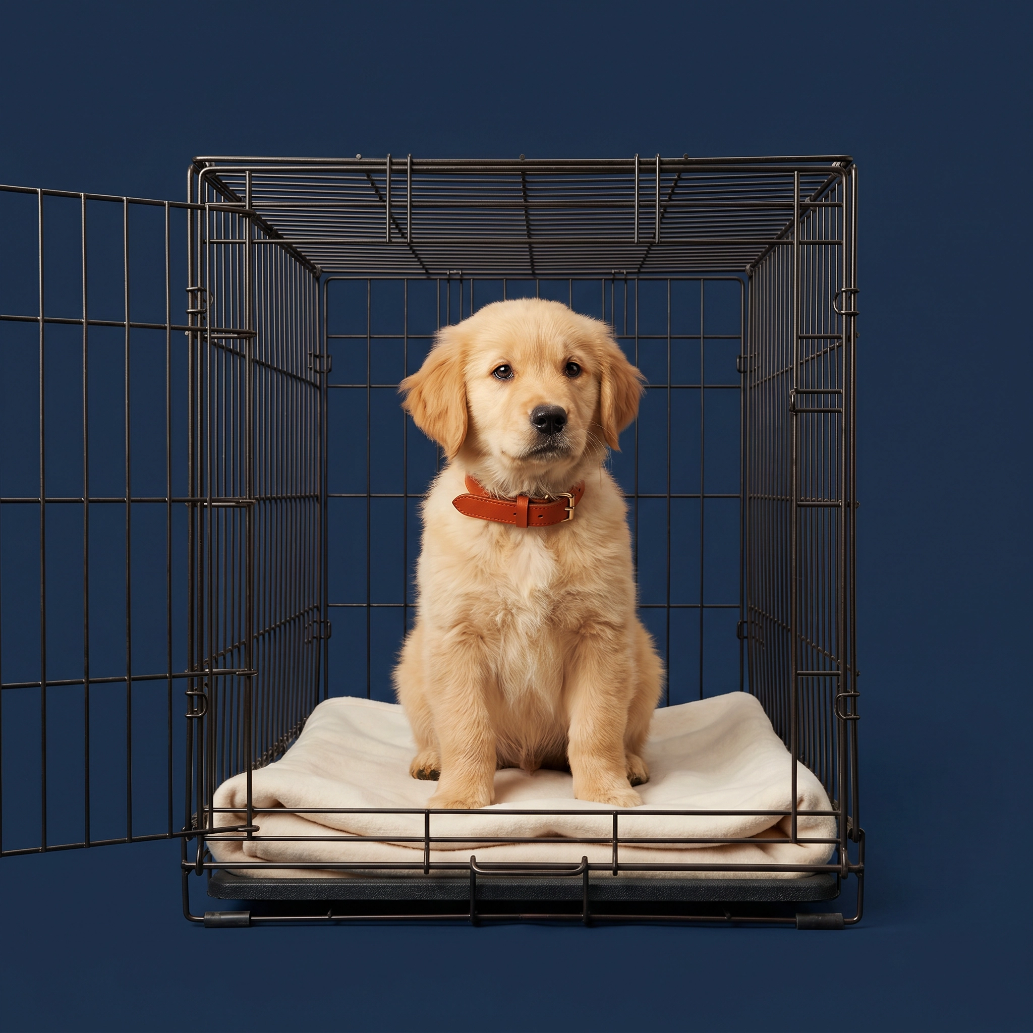 puppy crate training schedule