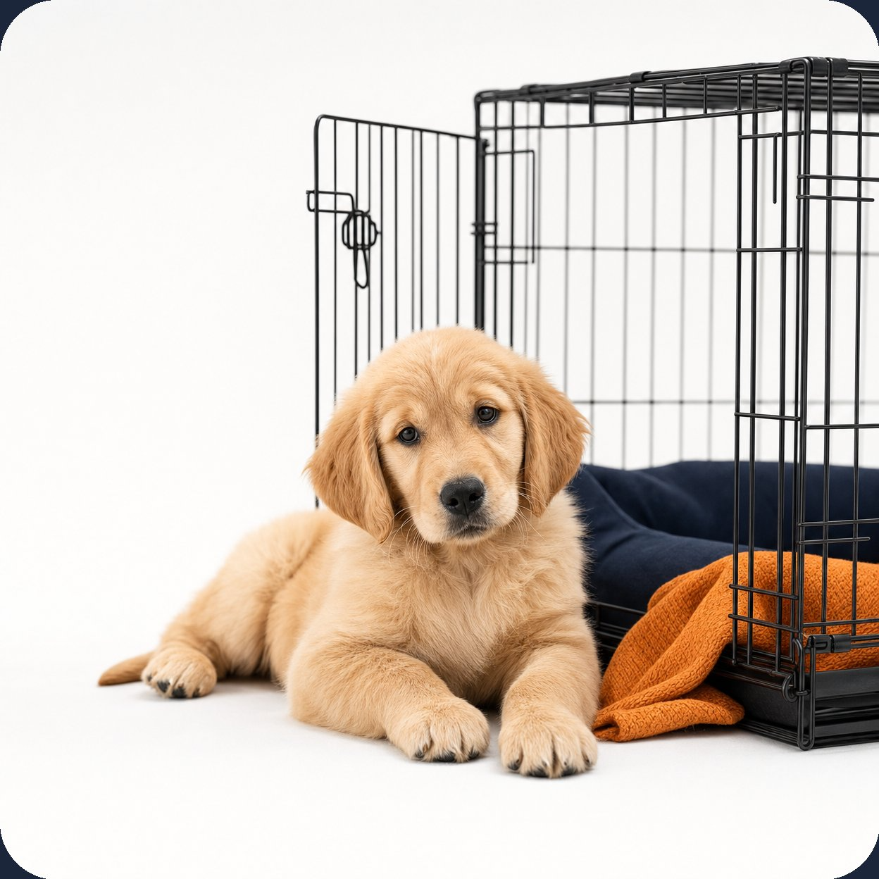 Puppy Whining in Crate