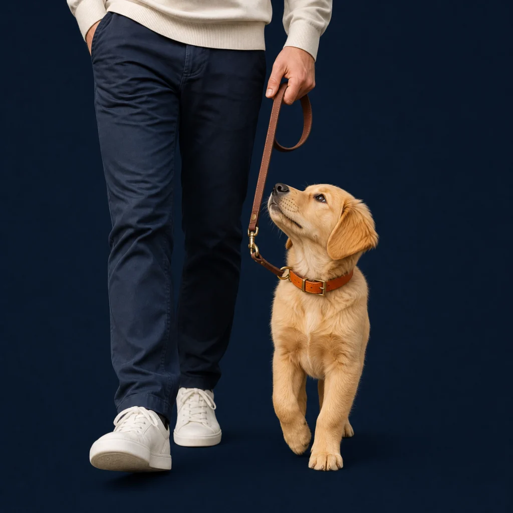 how to train puppy to walk on leash